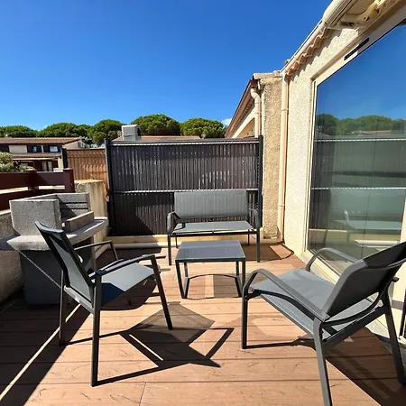 Villa Climatisee, 4 Couchages, 2 Chambres, Veranda, Les Tamaris, Acces Payant Pour Les Piscines, Wifi, Lrtaml9 *